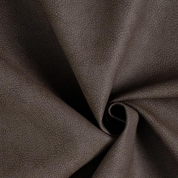 Upholstery Fabric Imitation Leather Finely Patterned – black brown,  image number 1