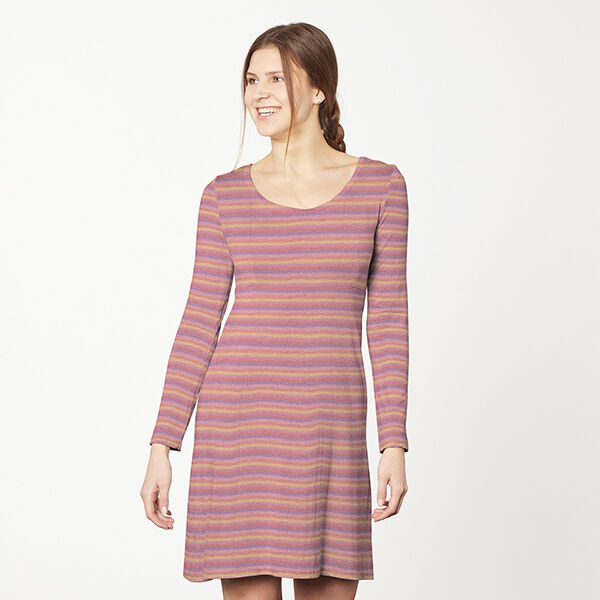Ombre Stripes Glitter Jersey – pink,  image number 5