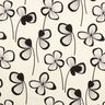 Decor Fabric Half Panama abstract clover &ndash; natural/black,  thumbnail number 1