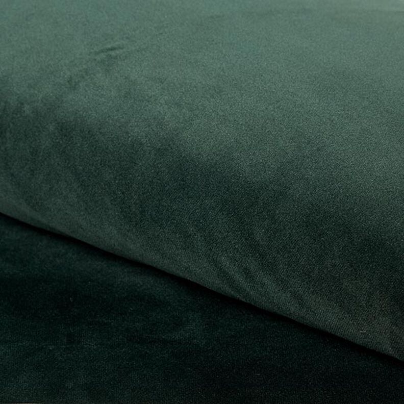 Upholstery Fabric Velvet – dark green,  image number 1
