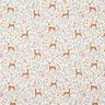 Cotton Poplin deer in the meadow – offwhite,  thumbnail number 1