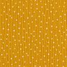Double Gauze/Muslin Polka Dots – curry yellow/white,  thumbnail number 1