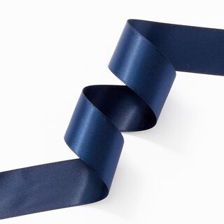 Satin Ribbon [25 mm] – navy blue, 