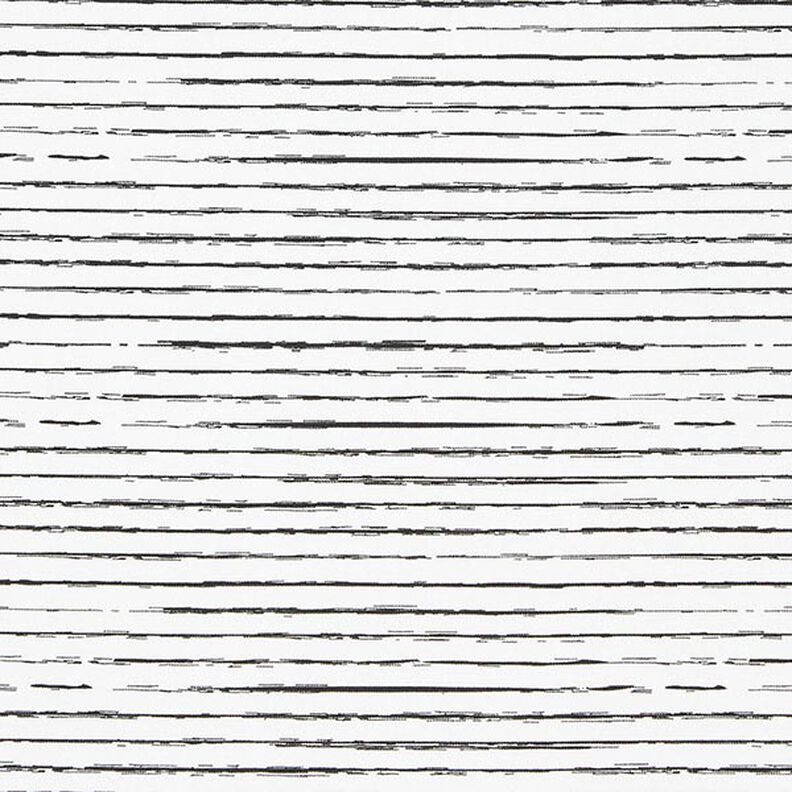 Cotton Jersey Scribble Stripes – offwhite,  image number 1