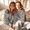 Brushed Sweatshirt Fabric Leopard Print | Poppy Fabrics – cream/anemone,  thumbnail number 5