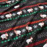 French Terry Määährry Christmas | Glitzerpüppi – black/chili,  thumbnail number 2