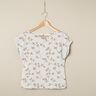 Cotton Jersey Leafy Vines – ivory/light brown,  thumbnail number 6