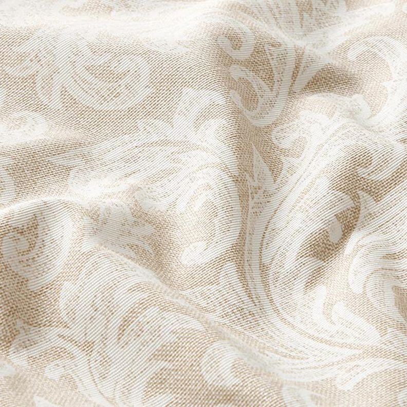Decor Fabric Canvas Ornaments – natural/white,  image number 2