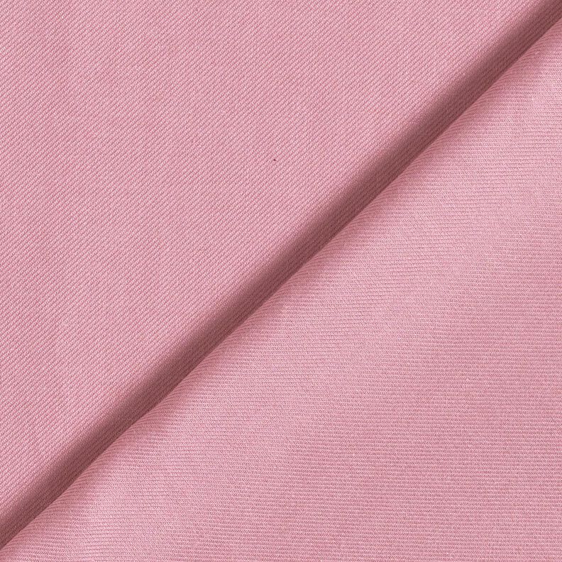 Plain cotton viscose blend blouse fabric – dusky pink,  image number 3