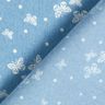 Chambray Dots and butterflies – light blue/offwhite,  thumbnail number 4