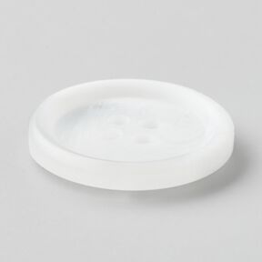 4-hole round button [Ø 25 mm] – white, 