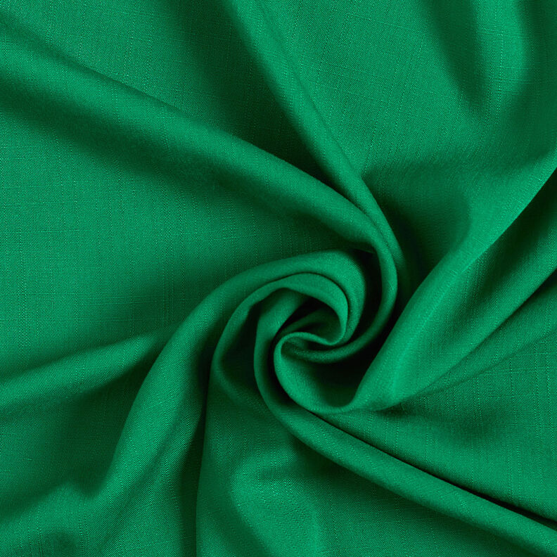 Linen look viscose fabric – fir green,  image number 1