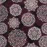 Cotton Jersey Mandalas | Glitzerpüppi – merlot/silver grey,  thumbnail number 2
