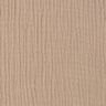 GOTS Triple-Layer Cotton Muslin – dark beige,  thumbnail number 4