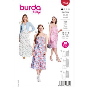 Dress | Burda 5806 | 34-48, 