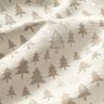Decor Fabric Jacquard glittering fir trees – beige/silver,  thumbnail number 2