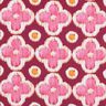 Decor Fabric Canvas Embroidery look – burgundy/pink,  thumbnail number 1