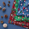 Cotton Poplin Gnomes and fir trees – blue,  thumbnail number 5