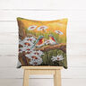 Decorative Panel Tapestry Fabric pair of birds – carmine/light beige,  thumbnail number 6