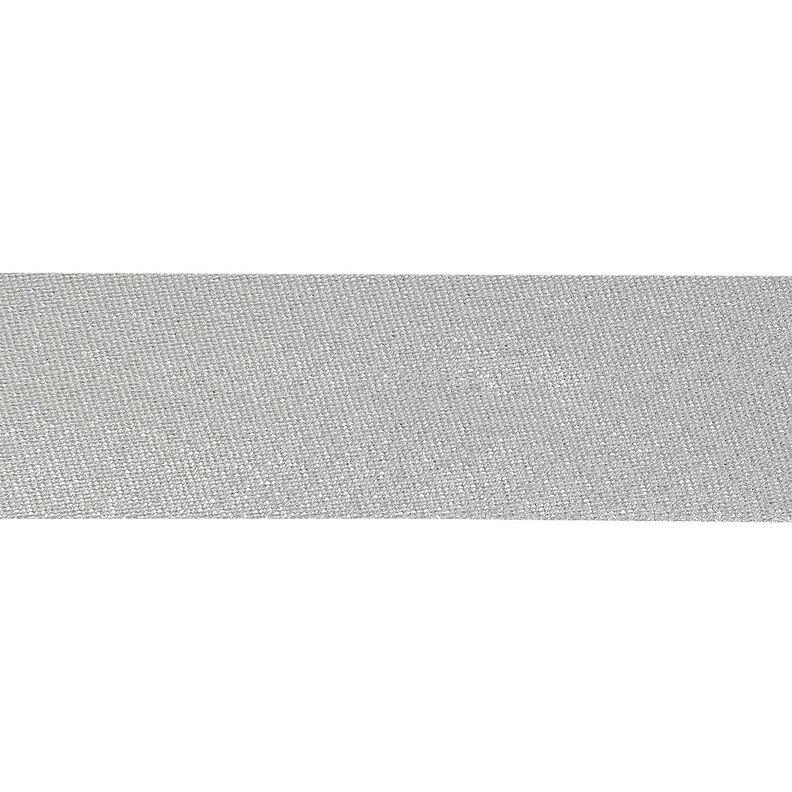 Bias binding Metallic [30 mm] – metallic silver,  image number 1