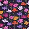 French Terry colourful flowers | Poppy Fabrics – navy blue,  thumbnail number 1