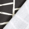 Decor Fabric Half Panama Abstract Lines – ivory/black,  thumbnail number 4