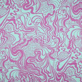 Cotton Poplin The Wanderer | Nerida Hansen – ice blue/purple, 