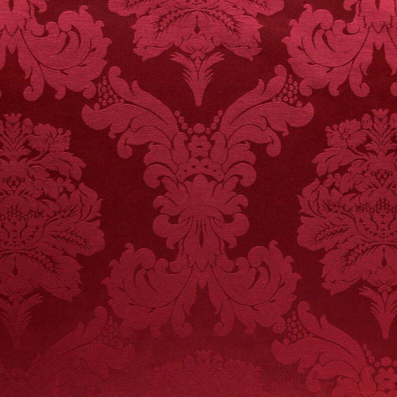 Decor Fabric Jacquard Damasco 280 cm – carmine,  image number 1
