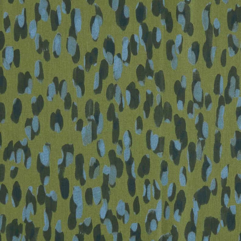 Outdoor Fabric Canvas large dots – pine/blue,  image number 1