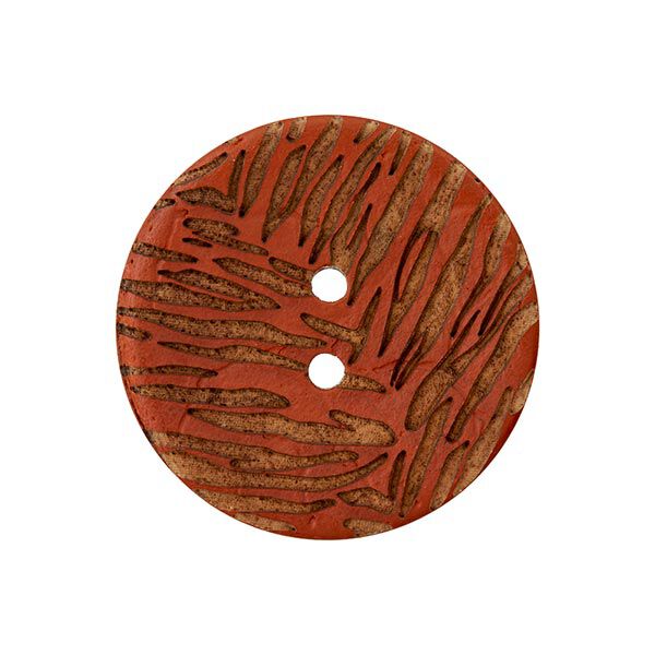 2-Hole Coconut Button  – brown,  image number 1
