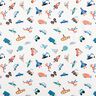 Cotton Poplin lots of vehicles – offwhite,  thumbnail number 1
