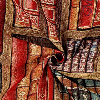 Bookshelf Tapestry Jacquard – brown, 