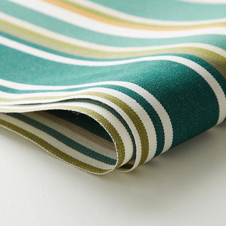 awning fabric Blurred Stripes – fir green/offwhite,  image number 6
