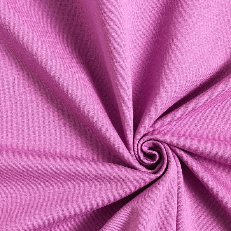 Light Cotton Sweatshirt Fabric Plain – red lilac, image number 1