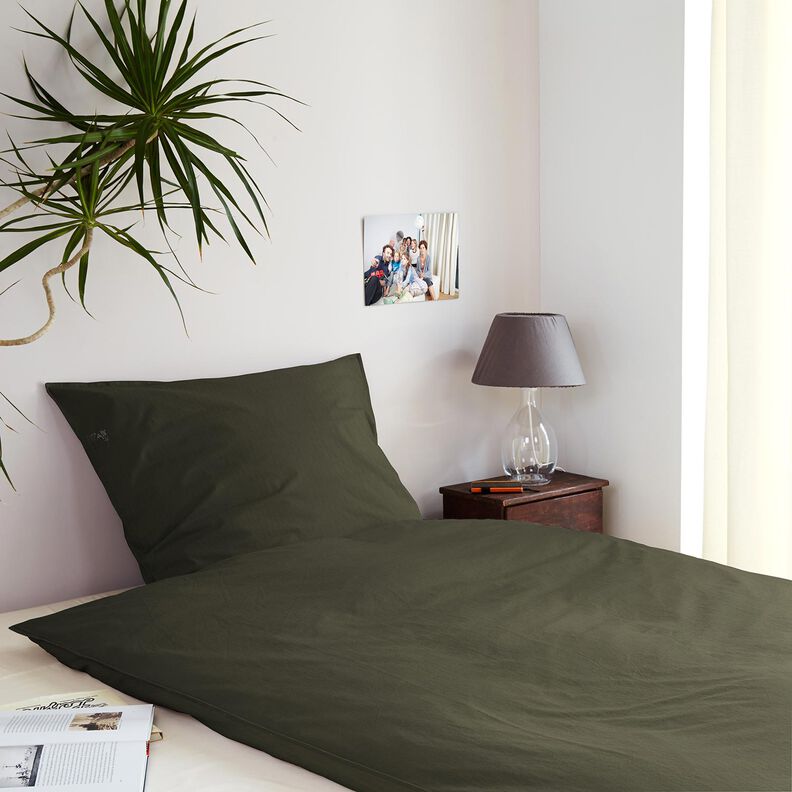 Sateen Plain – dark olive,  image number 7