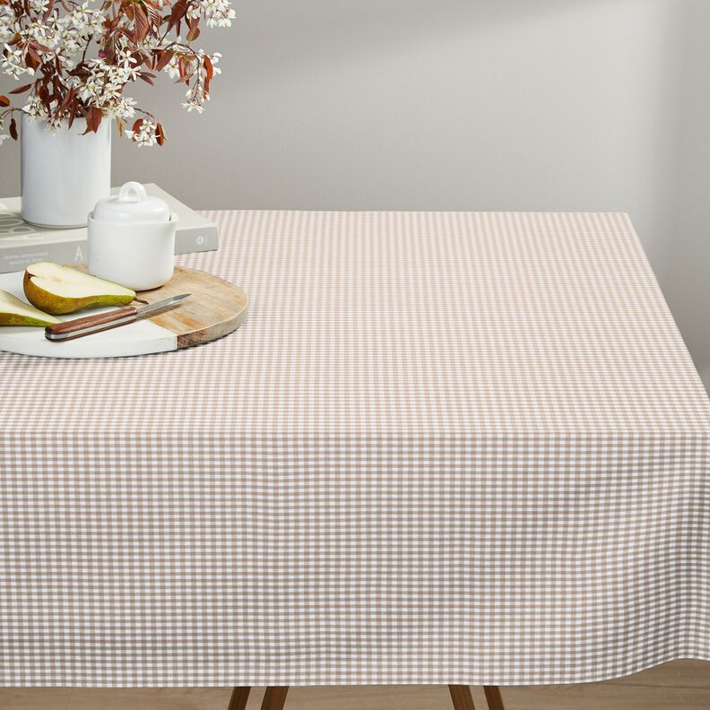 Cotton Vichy check 0,5 cm – anemone/white,  image number 7