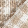 Checked Cotton Coating Fabric – white/dark beige,  thumbnail number 5