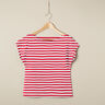 Cotton Jersey Wide Stripes – red/white,  thumbnail number 6