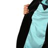 Satin lining plain – aqua blue,  thumbnail number 5