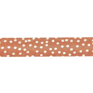 Bias binding scattered dots [20 mm] – terracotta, 