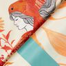 Satin panel birds and fairies | Katia Fabrics – aqua blue/cream,  thumbnail number 4