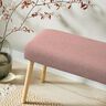 Decor Fabric Half Panama Cambray Recycled – carmine/natural,  thumbnail number 6