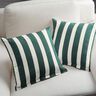 Outdoor Fabric Acrisol Listado – offwhite/dark green,  thumbnail number 5