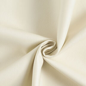 Upholstery Fabric Imitation Leather light embossing – cream, 