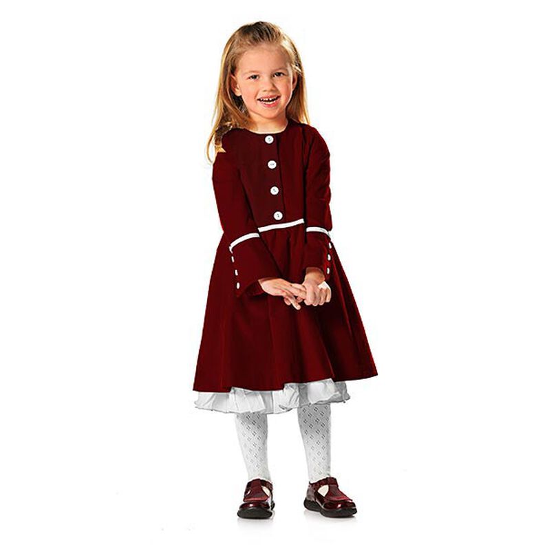 Stretch Velvet – carmine, image number 5