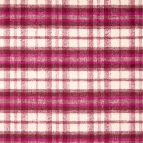 Coat Fabric Wool Blend Brushed – burgundy/purple, 
