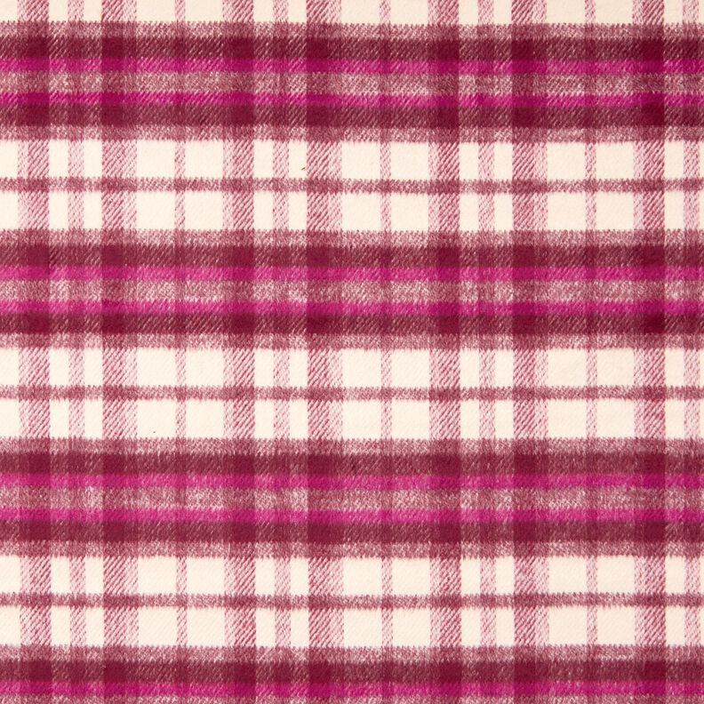 Coat Fabric Wool Blend Brushed – burgundy/purple, image number 1