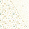 Cotton Poplin Large Stars – offwhite/gold,  thumbnail number 4