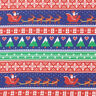 Santa Claus Is Coming Soft Sweatshirt Fabric – indigo,  thumbnail number 1