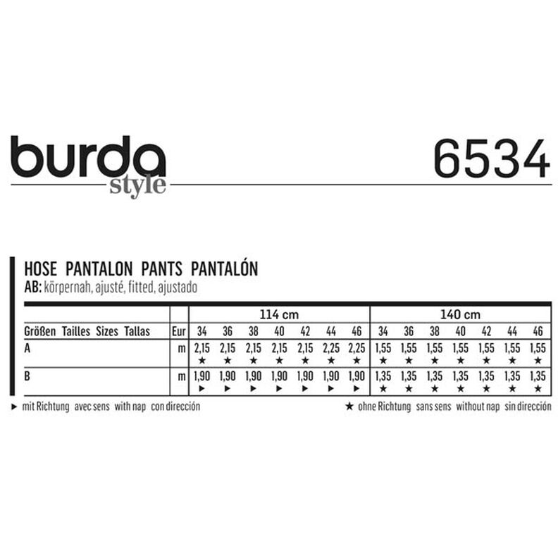 Pants, Burda 6534,  image number 6